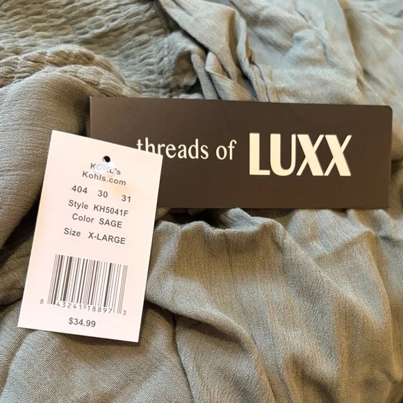 NWT Lux Sage Green (Sage color) Apparel - size XL - Picture 15 of 15